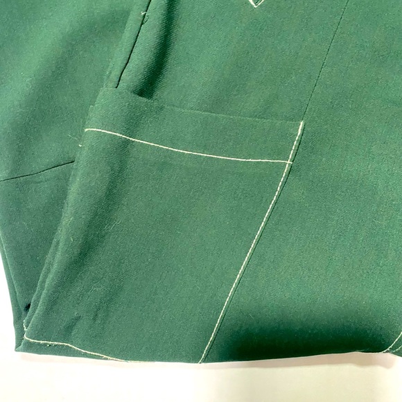 Ghospell Dark Green High Rise Woman’s Pants Two Big Front Pockets Size S - Picture 8 of 13